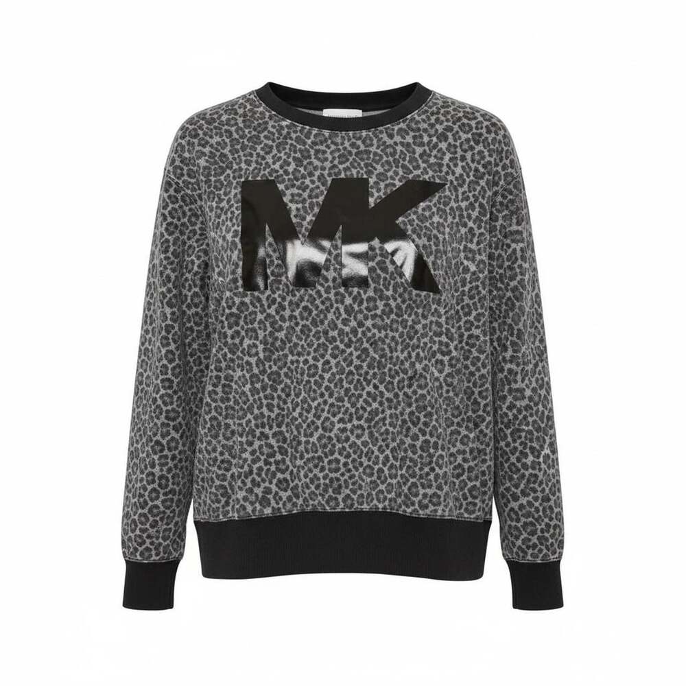 Michael Michael Kors Leopard Print Logo Sweatshirt